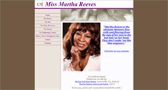 Desktop Screenshot of missmarthareeves.com